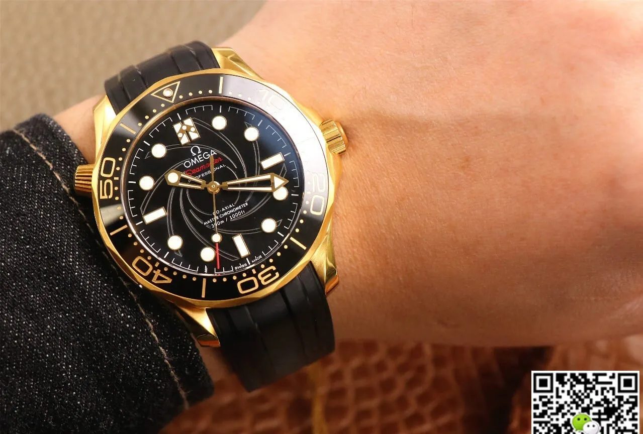 Omega Seamaster 210.62.42.20.01.001 VS Factory 1:1 Best Edition Replica Watch Black Strap